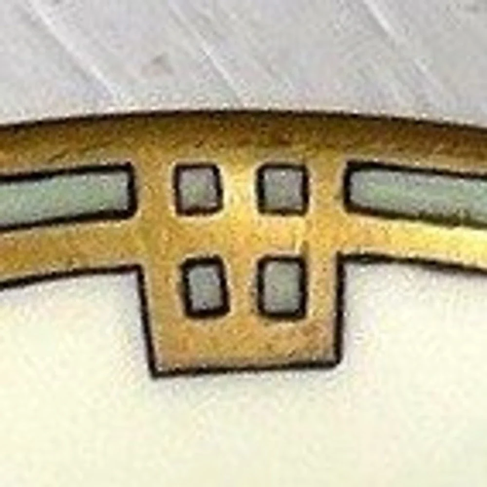 Thomas Bavaria Sevres Porcelain Plate Art Deco‎ Floral Gold Trim German Vintage